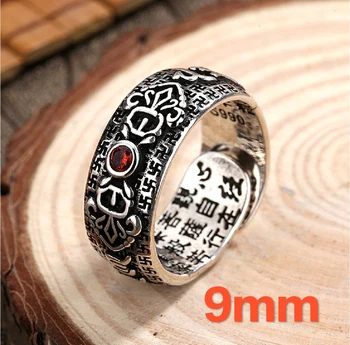 Brašs gredzenu modes tendence 2022 jaunu izsmalcinātu 925 pāri gredzenu, atvērts uz gredzenu Taizemes sudraba retro atdzist uz gredzena rotaslietas