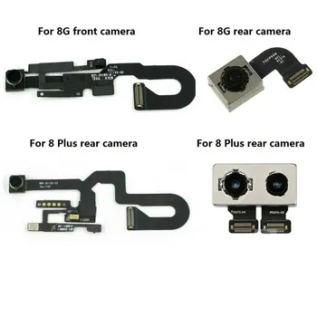 Apple iPhone 8 8G 8 Plus Priekšējā Saskaras Kamera Aizmugurē Atpakaļskata Kamera Cam Modulis Flex Kabelis