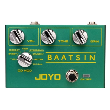 JOYO R-11 BAATSIN Classic Pārnesumu Traucējumus Pedālis Ar 8 OD/DS Kropļojuma Efektu Pedālis Elektrisko Ģitāru Efektu