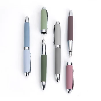 Hongdian Metāla Fountain Pen Molandi Sezonas Krāsu EF 0,4 mm Nib Rakstot Pildspalvas Dāvanu Office Biznesa Rakstot Uzstādīt Kancelejas preces Piegādi