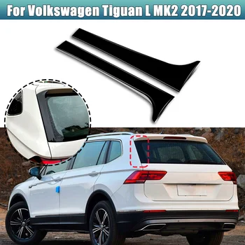 2gab Automašīnas Aizmugurējais Logs Sānu Spoileris Ārējie Canard Canards Sadalītāja Uzlīmes Apdari Par Volkswagen Tiguan L Tiguan MK2 2017-2020