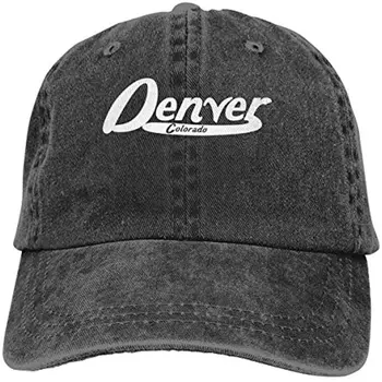 Denver Colorado Unisex Pieaugušo Vīriešu Beisbola Snapback Džinsa Četri Gadalaiki Ikdienas Cepures Vīriešiem, Vīriešiem, Jauniem Kpop Cepure