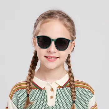 2023. gadam Bērni Polarizētās Kniežu Saulesbrilles 3-12 Gadi Zēni Meitenes Elegants KPN Brilles Silikona Elastīgu Brilles Rāmis UV400 Toņos