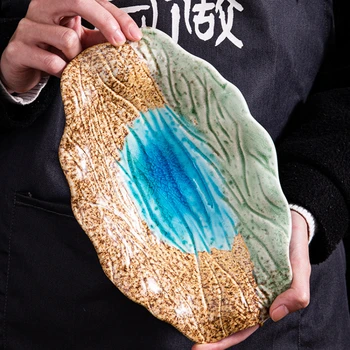 Keramikas Īpašas formas Vakariņas Plāksnes Rietumu Restorāns Specialitāte Plāksnes Virtuves Brokastis Plāksnes Deserts Augļu Plate Uzkodu Plate