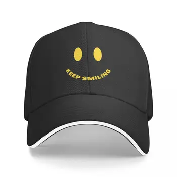 Keep Smiling Beisbola cepure Sunhat grūti cepuri Cilvēks Klp Sieviešu