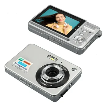 720P Digitālo Kameru, Video Videokameras 18MP Foto 8X Zoom Anti-shake 2,7 Collu Liels TFT Ekrāns, Akumulators, somiņa, USB Bērniem, Pusaudžiem
