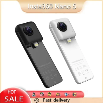 Piemērots iphone IOS9.0 varat uzņemt hd 4K video,20MP fotogrāfijas Insta360 Nano S 360 panorāma Action Camera