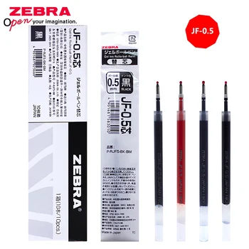 10PCS Zebra Ierobežots JJ15 Sarasa Grand Gēla Pildspalva Piepildīt JF-05 Ātri žāvēšanas Piepildīt Piemērots JJ15/JJ55/JJ56 10 Krāsu Varianti