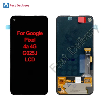Google Pikseļu 4a 4G G025J LCD Displejs, Touch Screen Digitizer Montāža Google Pikseļu 4a lcd Nomaiņa Piederumu Daļas