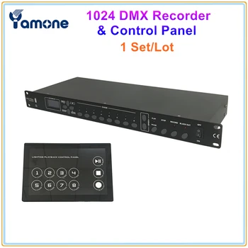 1Set/Daudz DMX 1024 Ieraksti Skatuves Gaismas 1024 Kanāla Kontrolieris Un Touch Screen Vadības Paneli Valdes Play Funkcija