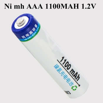 1.2 v AAA Baterijas 1100mAh Ni-MH Baterijas, Uzlādējams Akumulators, ar Cilnēm AAA AA Lādētāju Bērnu Rotaļlieta, Tālvadības pults