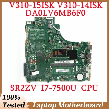 Lenovo V310-14ISK V310-15ISK DA0LV6MB6F0 Ar SR2ZV I7-7500U CPU Mainboard Klēpjdators Mātesplatē 100% Pilnībā Pārbaudīta Arī Darba