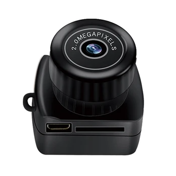 2X Tiny Mini Kameru, HD Video Audio Diktofonu Webcam Y2000 Videokamera Nelielu Drošības Noslēpums, Aukle Auto Sporta Mini Cam