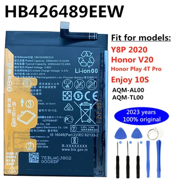 New Augstas Kvalitātes HB426489EEW 4000mAh Tālruņa Akumulatora Huawei Honor V20 , Gods Spēlēt 4T Pro,Baudīt 10s,Y8P 2020. GADAM,AQM-AL00 AQM-TL00