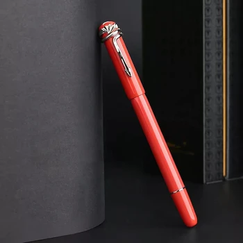 Majohn F9S Metāla Virzulis Fountain Pen Klasisks Čūska/Spider F 0.5 mm Tintes Pildspalvu Studentu Biroja Prakse Piederumi Kancelejas preces