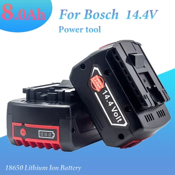 8000mah Akumulatoru Bosch 14,4 V Enerģijas Rīku Nomaiņa Litija-Jonu 8.0 Ah Akumulators, lai GBH VDR GSR1080 DDS180 BAT614G