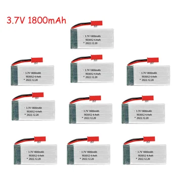 1/2/5/10PCS 3,7 V 1800mAh litija polimēru Bateriju, HQ859B HQ898B H11D H11C T64 T04 T05 F28 F29 T56 T57 903052 3,7 v Li-po akumulators jst Plug