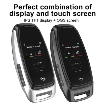 Auto Universal LCD Remote Key-Gudra Ierīce, kas Savietojama-par CF920 ar Dzinēja Start Ērti Ierakstu Nomainīt Piederumus