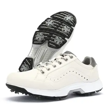 Jauns vīriešu golfa kurpes Ūdensdrošie golfa apavi Vīriešu āra golfa tapas Lielu 39-49 skriešanas kājām Vīriešiem