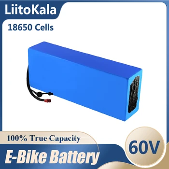 LiitoKala E-bike akumulatora 60V 20ah 25ah 30ah 15ah 40ah li-ion akumulators, velosipēds conversion kit bafang BMS lieljaudas aizsardzība