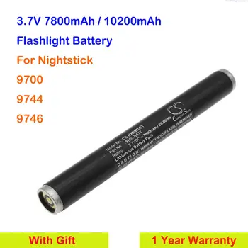Kamerons Ķīnas 3,7 V 7800mAh/10200mAh Lukturīša Akumulators 9700-BATT par Nightstick 9700, 9744, 9746