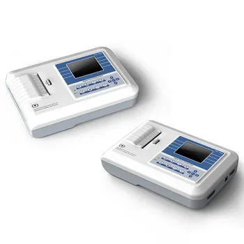 3 Kanālus Augstas Kvalitātes Digitālo Bezvadu USB Electrocardiograph EKG iekārta ar Printera un Papīra