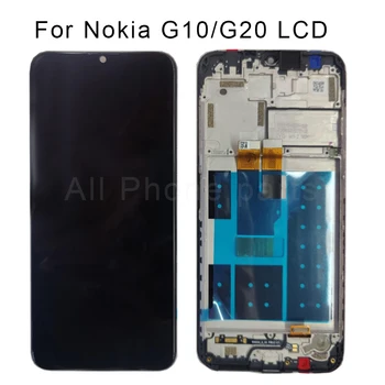 100% IPS Sākotnējā Displejs Priekš Nokia G10 LCD, TA-1334 Displejs, Touch Screen Digitizer Montāža Nokia G20 LCD TA-1336 Ekrāns