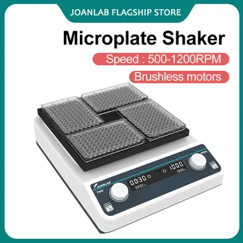 JOANLAB Microplate Kratītāju 96-Arī Mikro Plāksne Mikseris Laboratorijas Iekārtas Šūnu Kultūras Plāksnes Oscilatoru Mikseris Regulējams 1200 Apgr. / min.