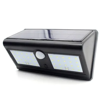 1GB 40 LED PIR Kustības Sensoru Saules Gaismas Spuer Spilgti Dārza Āra Sienas Saules Lampas