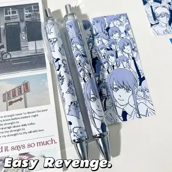 4GAB Motorzāģi, Vīrietis Caneta Jauda Makima Reze Denji Hayakawa Aki Pochita Gēla Pildspalvas Anime Limited Edition Studentu Rakstīšanas Piederumi