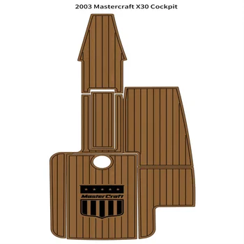 2003 Mastercraft X30 Kabīnes Pamatni Laivu EVA Putu Mākslīgās Tīkkoka Klāja Grīdas Paklāja Grīdas Pamatnes pašlīmējošās SeaDek Gatorstep Stils