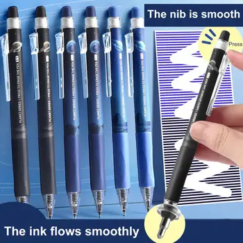 1 Iestatiet Noderīgu Rollerball Pildspalvu neslīdoša Rakstīt Plastmasas Tintes Asiņošana Rakstīšanas Pildspalva ar Izdzēšami Stick